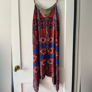 Design Lab asymetrical maxi dress